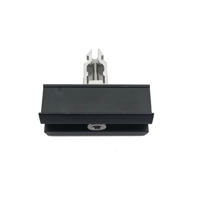 AL6005 Schwarze Aluminium-Mittelklemmen für die Dachmontage von Solarmodulen mit Innensechskantschrauben