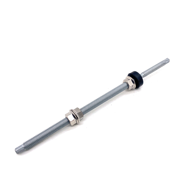 Kohlenstoffstahl M8X249 selbstbohrende Doppel-Stockschraube für Solarpanel-System