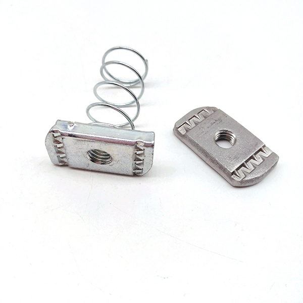 Fabrik-Edelstahl-Solarzubehör, Kunststoffhalter, Kanalstrebe, Federmutter