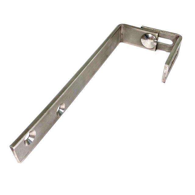 Geschlitzte, verstellbare lange Halterung, großer, flacher Winkel, robuste, breite L-förmige Halterungen mit Schlossschraube