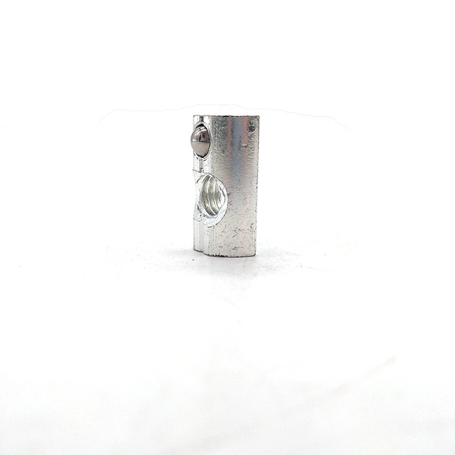 T-Nutenstein-Federkugel-Elastikmutter der Kohlenstoffstahl-Serie für Führungsschiene aus extrudiertem Aluminiumlegierungsprofil mit Schlitz geeignet