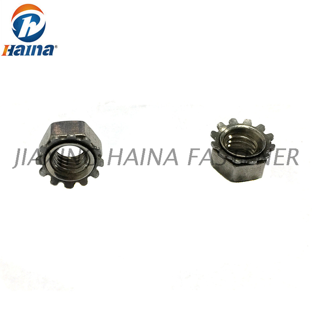 M10 Edelstahl 18-8 Keps-Mutter K-Lock-Mutter